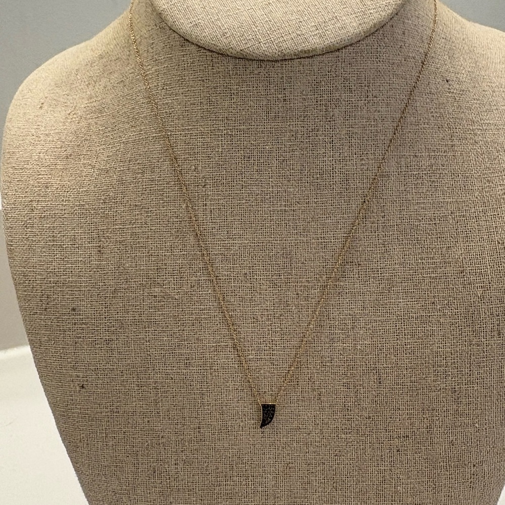 Stella & Dot Covet Pave Abundance Necklace - yellow gold
